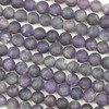 Matte Amethyst 8mm Round Beads - 16 inch strand