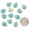 Cherry Tree Beads Gemstone Faceted 12x15mm Top Drilled Flat Teardrop Beads - approx. 8 inch strand  Cherry Tree Beads Gemstone Faceted 12x15mm Top Drilled Flat Teardrop Beads - approx. 8 inch strand