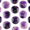 Cherry Tree Beads Dark Amethyst 40mm Top Front to Back Drilled Coin Pendant with a Flat Back - 1 per bag 