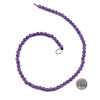 Amethyst 6mm Faceted Round Beads - 15 inch strand