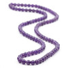 Cherry Tree Beads Amethyst 6mm Mala Round Beads - 115 beads per strand 