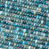 Apatite 2x3.7mm Faceted Rondelle Beads - 15 inch strand