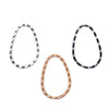 Cherry Tree Beads "Pewter" (zinc-based alloy) 25x40mm Free Form Link - 6 per bag 