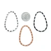 Cherry Tree Beads "Pewter" (zinc-based alloy) 25x40mm Free Form Link - 6 per bag 