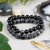 Black Labradorite & Onyx Distance Bracelets Kit - bkit-014