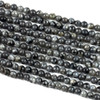 Cherry Tree Beads Black Labradorite/Larvikite 4mm Round Beads - 14.5 inch strand 