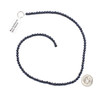 Blue Goldstone 4mm Round Beads - 14.5 inch strand