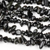 Black Obsidian 5-8mm Chip Beads - 34" circular strand