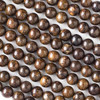 Cherry Tree Beads Bronzite 6mm Round Beads - 15 inch strand 