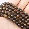 Cherry Tree Beads Bronzite 6mm Round Beads - 15 inch strand 