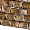 Cherry Tree Beads Bronzite 10x14mm Rectangle Beads - approx. 8 inch strand, Set A 