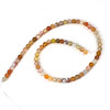 Multicolor Carnelian 6mm Round Beads - 15 inch strand
