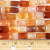 Cherry Tree Beads Carnelian 10x14mm Faceted Rectangle Beads - approx. 8 inch strand, Set B 
