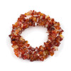 Carnelian 5-8mm Chip Beads - 31" circular strand