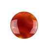 Cherry Tree Beads Carnelian/Red Agate 40mm Top Front to Back Drilled Coin Pendant with a Flat Back - 1 per bag 
