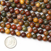 Cherry Tree Beads Red Cherry Creek Jasper 8mm Round Beads - 14.5 inch strand 