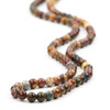 Cherry Tree Beads Red Cherry Creek Jasper 6mm Mala Round Beads - 115 beads per strand