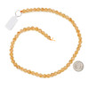 Cherry Tree Beads Citrine 6-6.8mm Round Beads - 15 inch strand 