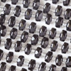 Crystal 4x6mm Jet Black Faceted Heishi Beads - 16 inch strand