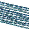 Cherry Tree Beads Crystal 2x2mm Opaque Matte Blue Green Rainbow Faceted Rondelle Beads - Approx. 15.5 inch strand 