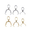 Cherry Tree Beads 304- Stainless Steel Basic Pinch Bail - 2 per bag 