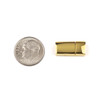 Cherry Tree Beads 18k Gold Plated Stainless Steel 8x17mm Magnetic Rectangle Clasp -  1 set per bag - CTBZ113g 