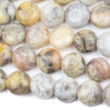 Crazy Lace Agate 10mm Coin Beads - approx. 8 inch strand, Set A