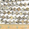 Cherry Tree Beads Dalmatian Jasper  10mm Diagonal Drilled Square Beads - approx. 8 inch strand, Set A 