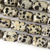 Cherry Tree Beads Dalmatian Jasper  10x14mm Nugget Beads - approx. 8 inch strand, Set A 
