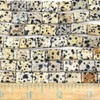 Cherry Tree Beads Dalmatian Jasper  10x14mm Rectangle Beads - approx. 8 inch strand, Set A 