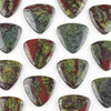 35mm Top Side Drilled Triangle Pendant - 1 per bag