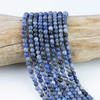 Cherry Tree Beads Dumortierite 4mm Round - 15 inch strand 