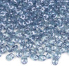 Matubo Czech Glass Superduo 2.5x5mm Seed Beads - Crystal Blue Luster, #0500030-14464-TB, approx. 22 gram tube   Matubo Czech Glass Superduo 2.5x5mm Seed Beads - Crystal Blue Luster, #0500030-14464-TB, approx. 22 gram tube