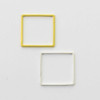 Create eye-catching jewelry designs with these 20mm Plated Brass Square Links. The larger size gives them a noticeable presence, while the smooth metal finish adds a polished look that pairs easily with both simple and detailed designs. Their lightweight feel makes them comfortable to wear and easy to work with in a variety of projects.