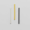 Reach beyond the ordinary with our Plated Brass 2x45mm Rectangle Drop. Its long, slender shape creates an elegant sense of movement, making it a beautiful choice for jewelry designs that feel light and graceful.