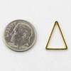 Cherry Tree Beads Plated Brass 12x15 Triangle Link - 6 per bag - ES7822 