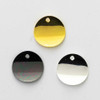Plated Brass 15mm Coin Drop - 6 per bag - ES7835