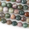Cherry Tree Beads Fancy Jasper 10mm Faceted Round Beads - approx. 8 inch strand, Set B 