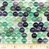 Fluorite  8mm Round Beads - approx. 8 inch strand, Set A