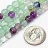 Cherry Tree Beads Rainbow Fluorite 6mm Mala Round Beads - 115 beads per strand 