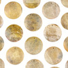 Cherry Tree Beads Fossilized Coral 40mm Top Front to Back Drilled Coin Pendant with a Flat Back - 1 per bag 