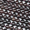 Garnet 10mm Round Beads - 16 inch strand