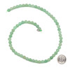 Matte Green Aventurine 6mm Round Beads - 15 inch strand