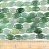 Green Aventurine 10x14mm Oval Beads - approx. 8 inch strand, Set A