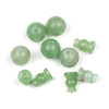 Green Aventurine 10x20mm Guru Bead - 1 per bag