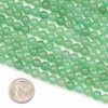 Cherry Tree Beads Green Aventurine 6mm Mala Round Beads - 115 beads per strand