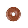 Goldstone 44mm Donut Pendant