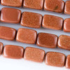 Cherry Tree Beads Goldstone 10x14mm Nugget Beads - approx. 8 inch strand, Set A 