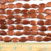 Goldstone 10x14mm Oval Beads - approx. 8 inch strand, Set A