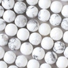 Cherry Tree Beads Howlite 10mm Round Beads - 15.5 inch strand 